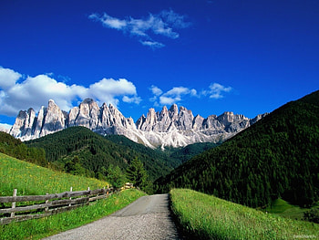 Landscape, Roads, Mountains HD wallpaper