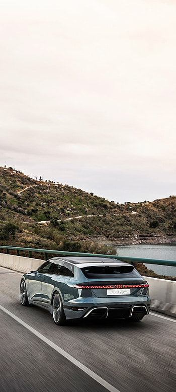 electric car, vehicle, Audi A6 E-Tron HD phone wallpaper