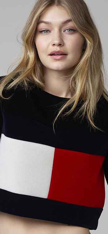 Tommy Hilfiger, Gigi Hadid, XS Max HD phone wallpaper