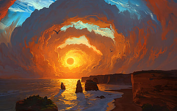 Artem Chebokha, Paint HD wallpaper