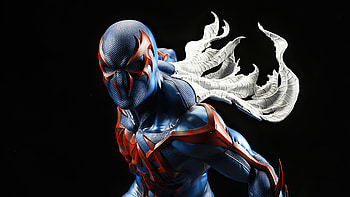 Spider Man 2099, spiderman, superheroes, artwork, artist, artstation HD wallpaper