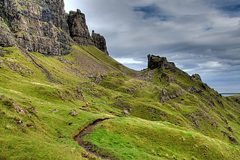 Nature, Mountains, Path, Grey, Trail, Bad Weather HD wallpaper