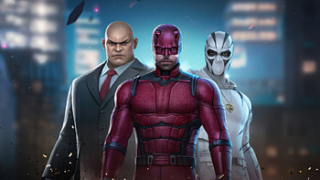 The Daredevil Born Again Marvel Future Fight, marvel-future-fight, daredevil-born-again, daredevil, kingpin, games, 2025-games, ios, mobile, video-games HD wallpaper