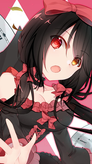 heterochromia, Kurumi Tokisaki, Anime, Date A Live HD phone wallpaper