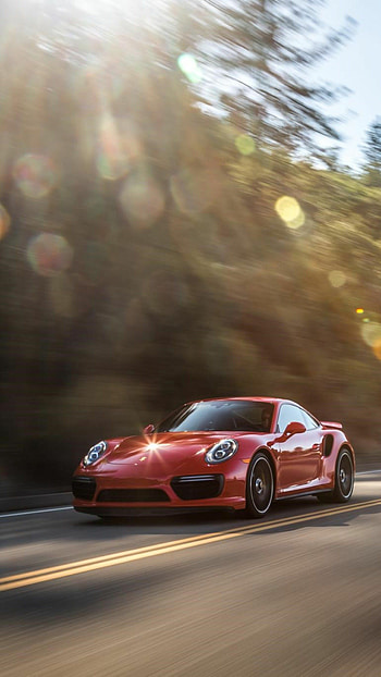 Cars, 2017 Porsche 911 Turbo S, background HD phone wallpaper