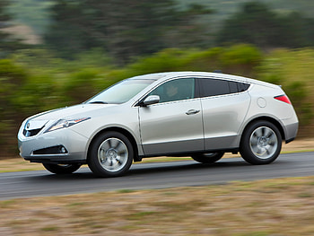 Auto, Trees, Acura, Cars, Side View, Speed, Style, Akura, Shrubs, Zdx, 2009, Silver Metallic HD wallpaper
