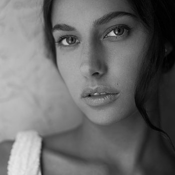 NATURALNESS, graphy, portrait, face, bw, beauty HD wallpaper