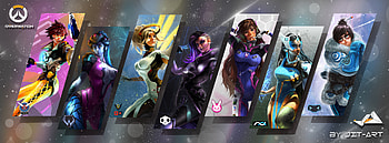 Video Game - Overwatch Tracer (Overwatch) Widowmaker (Overwatch) Mercy ( Overwatch) HD wallpaper