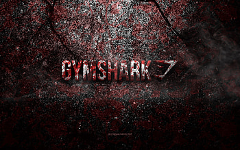 Gymshark logo, grunge art, Gymshark stone logo, red stone texture, Gymshark, grunge stone texture, Gymshark emblem, Gymshark 3d logo HD wallpaper