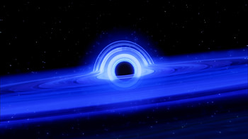 Asterios, black hole, blue HD wallpaper