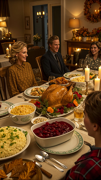 Thanksgiving Feast: A Cozy Celebration, Thanksgiving HD phone wallpaper