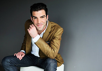Zachary Quinto, Celebrity portrait, background HD wallpaper