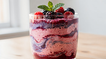 Smoothie — Berry Swirl Parfait, Smoothie, Berry, Dessert HD wallpaper