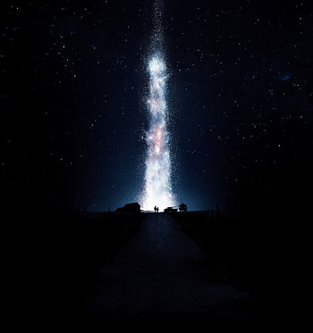 Interstellar, stars, milky way, night, movie, 2014 HD phone wallpaper