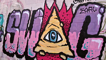 Graffiti Hiphop Eater Illuminatis HD wallpaper