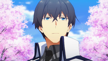Tatsuya Shiba in Cherry Blossoms - The Irregular at Magic High School, Anime, The Irregular at Magic High School, Tatsuya Shiba HD wallpaper