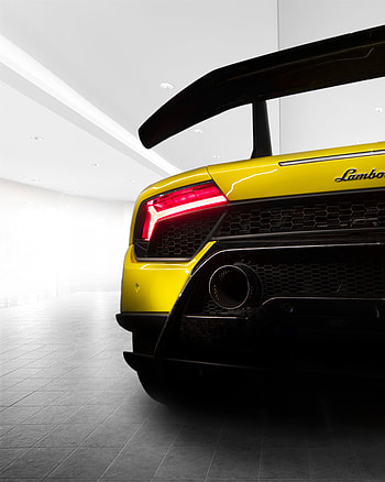 Sports, Lamborghini, Cars, Lamp, Lantern, Sports Car, Back View, Rear View HD phone wallpaper
