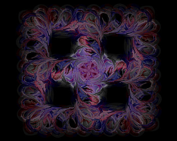 square fractals, design, fractals, colours, square, beautiful, 3d, abstract, violet, cool, zavaidoc HD wallpaper