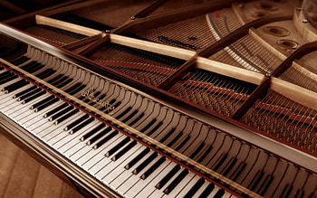 Coldbeauty, Grand Piano HD wallpaper
