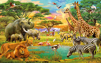 Jungle Animal, jungle animals, Majestic wildlife backgrounds, Untamed beauty HD wallpaper