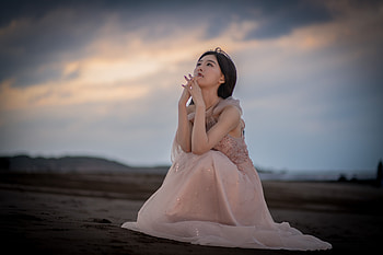 Asian, Woman HD wallpaper