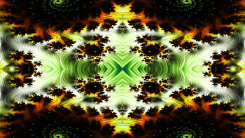 Trippy Psychedelic Fractal, trippy, psychedelic, aesthetic, green, Abstract, fractal, abstract green HD wallpaper