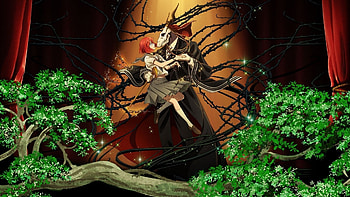 Mahoutsukai no yome, Chise Hatori, couple, anime HD wallpaper