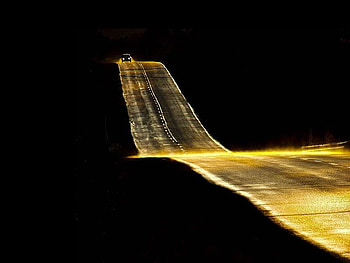 Beautiful-Road, at night, road, beautiful HD wallpaper