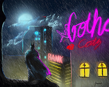 Batman Gotham Art New, batman, superheroes, portrait, artwork, arstation HD wallpaper