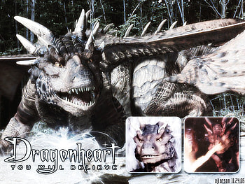 Dragonheart, dina meyer, dragon, dennis quaid, friends, bowen HD wallpaper
