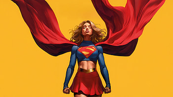 Supergirl Relentless Fury, supergirl, superheroes, artwork, art, digital-art HD wallpaper