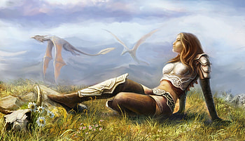 Warrior Girl Digital Art, warrior, artist, digital-art HD wallpaper