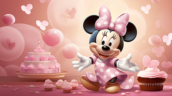 Minnie Mouse Pink Celebration, Minnie Mouse, movie, Disney HD wallpaper