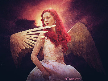 The Visit, wings, angel, digital art, fantasy HD wallpaper