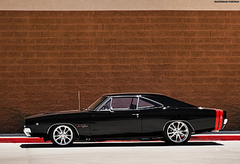 440 Six Pack, black, pack, 440, car, dodge, six HD wallpaper
