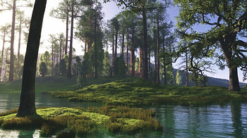 Peaceful River Scenery, Green, Peaceful, Trees, Rivers, Nature HD wallpaper