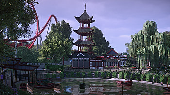 Tivoli Gardens, Oldest amusement park, European wonder, City of Copenhagen HD wallpaper