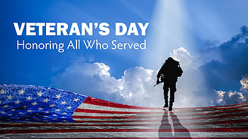Veteran's Day, Veterans Day, rays, American Flag, soldier, clouds, sky, light rays, Flag HD wallpaper