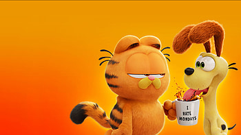 Garfield and Odie, movie, The Garfield Movie, Garfield, odie HD wallpaper