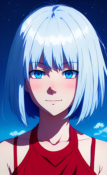Cute Anime Girl, AI Art, Anime, Original HD phone wallpaper