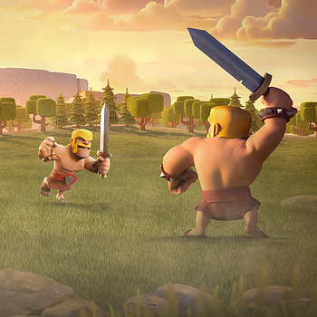 Barbarian Clash of Clans, clash-of-clans, supercell, games HD phone wallpaper