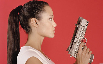 Angelina Jolie, Lara Croft, Tomb Raider, Zoey Simpson HD wallpaper