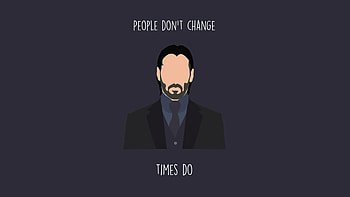 People Dont Change Times Do, minimalism, minimalist, artist, artwork, digital-art HD wallpaper