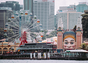 Cities, Attractions, Sydney, Ferris Wheel, Australia, Lunapark, Milsons Point, Amusement Rides HD wallpaper