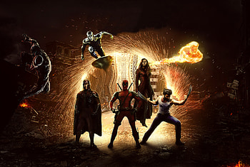 Art Marvel Heroes , superheroes, artwork, behance, wolverine, deadpool, venom, doctor-strange HD wallpaper