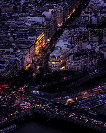 Cities, Auto, Roads, Building, Lights, Night City HD phone wallpaper