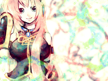 Megurine Luka, colorful, black, luka, awesome, song, heads, cute, vocaloid, beauty, nice, music, vocaloids, aqua eyes, white, girl, headset, beautiful, pink hair, diva, pink, anime, pretty, cool, megurine, idol, virtual, micro HD wallpaper