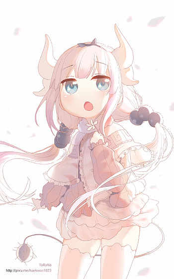 Kanna Kamui, Miss Kobayashi's Dragon Maid, Anime HD phone wallpaper