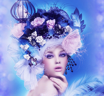 ✫Sentiments of Feather✫, colors, digital art, feather, abstract, butterfly, animals, bright, conceptual, sweet, bird, roses, gorgeous, weird things people wear, beautiful, cage, people, backgrounds, creative pre-made, love four seasons, fantasy, pretty, sentiments, manipulation, cool, models, girls, flowers, women, tender touch, lovely, splendor HD wallpaper
