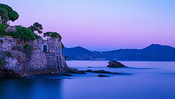 Purple Sunset, sky, nature, Sunset, Purple HD wallpaper